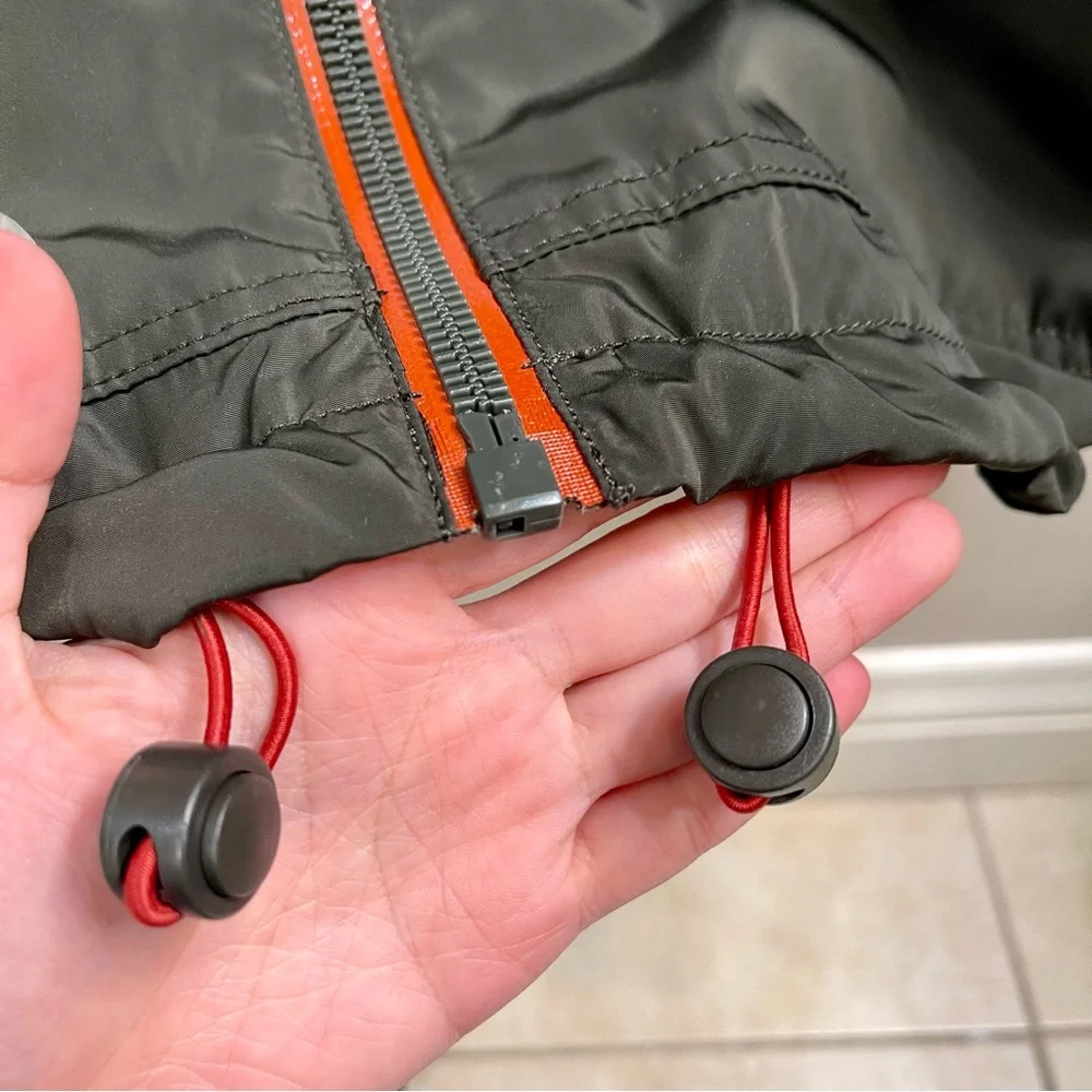 Men’s Zara long sleeve windbreaker medium olive jacket outerwear - medium - Picture 2 of 7